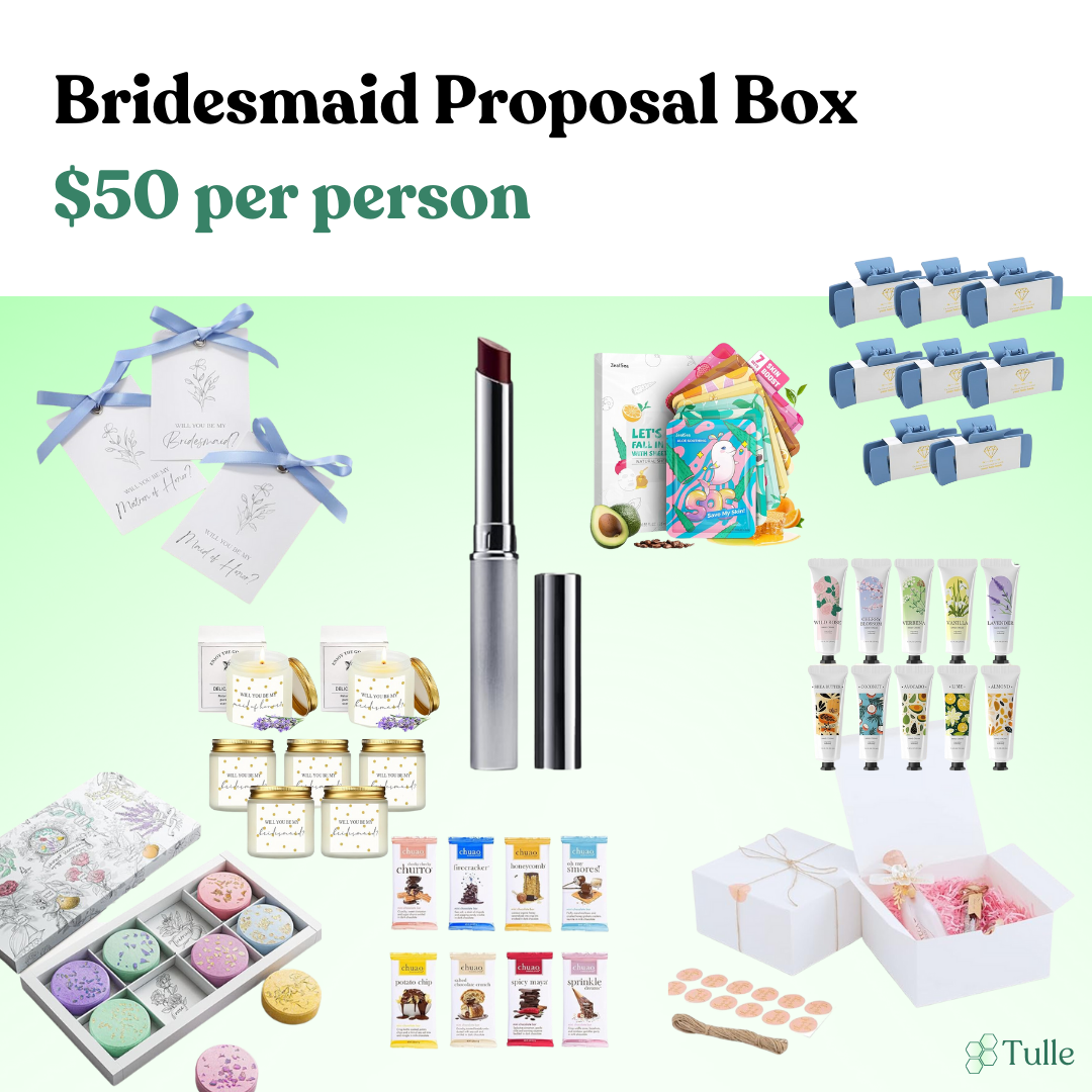 Bridesmaid Proposal Box Ideas for $10, $20, and $50 Per Person - Tulle ...